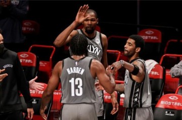 世界杯官方直播-合砍89分加时力克老鹰 篮网三巨头在磨合中成长